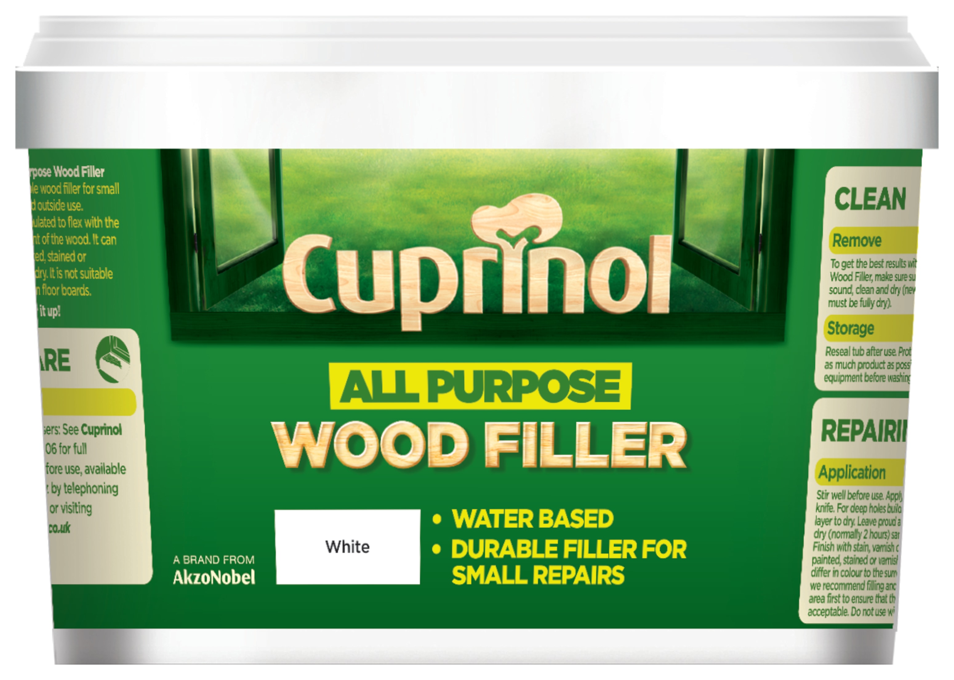 Cuprinol All Purpose Wood Filler Tub - White