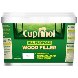 Cuprinol All Purpose Wood Filler Tub - White 250ml