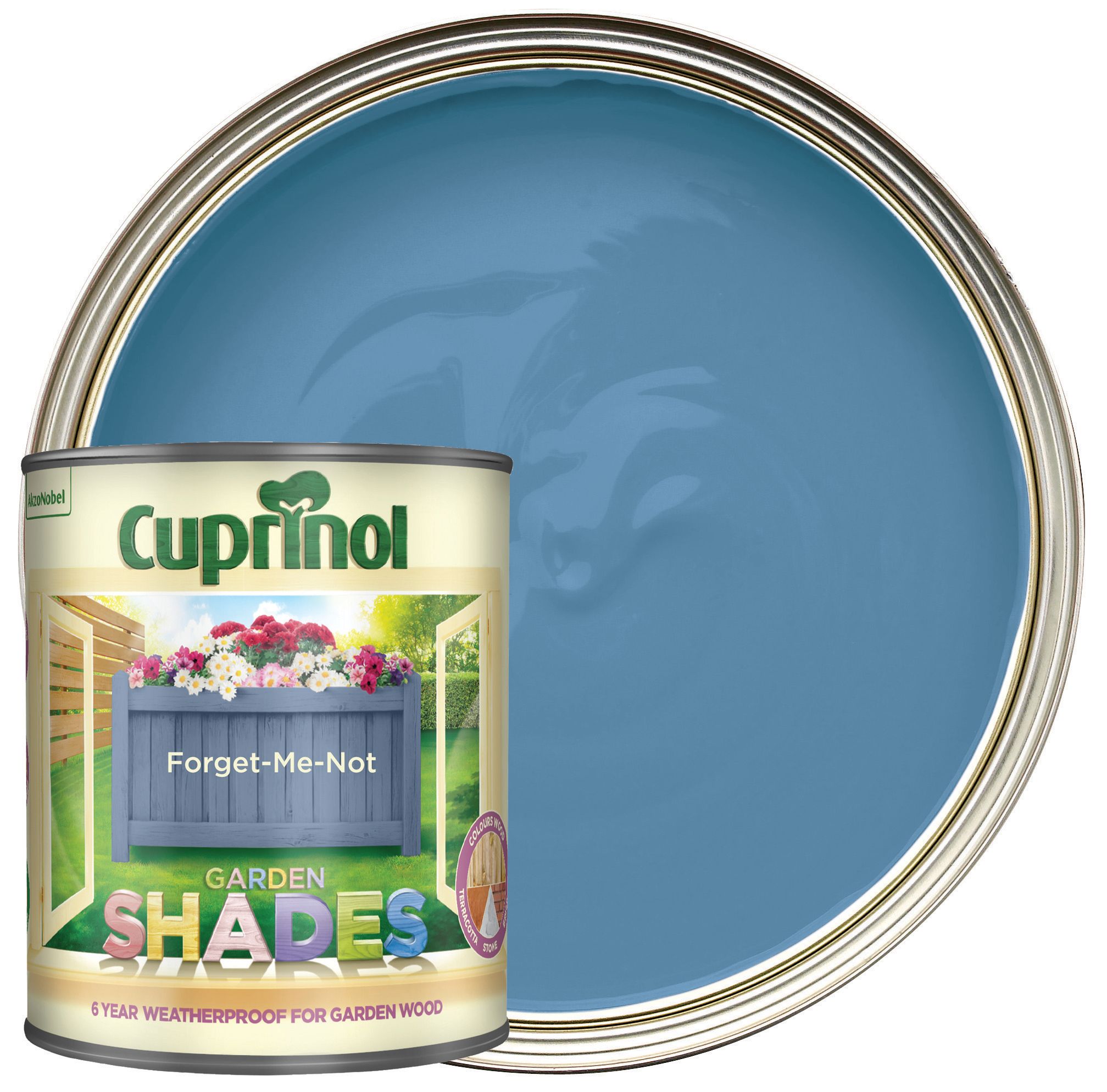 Cuprinol Garden Shades Matt Wood Treatment - Forget-Me-Not 1L