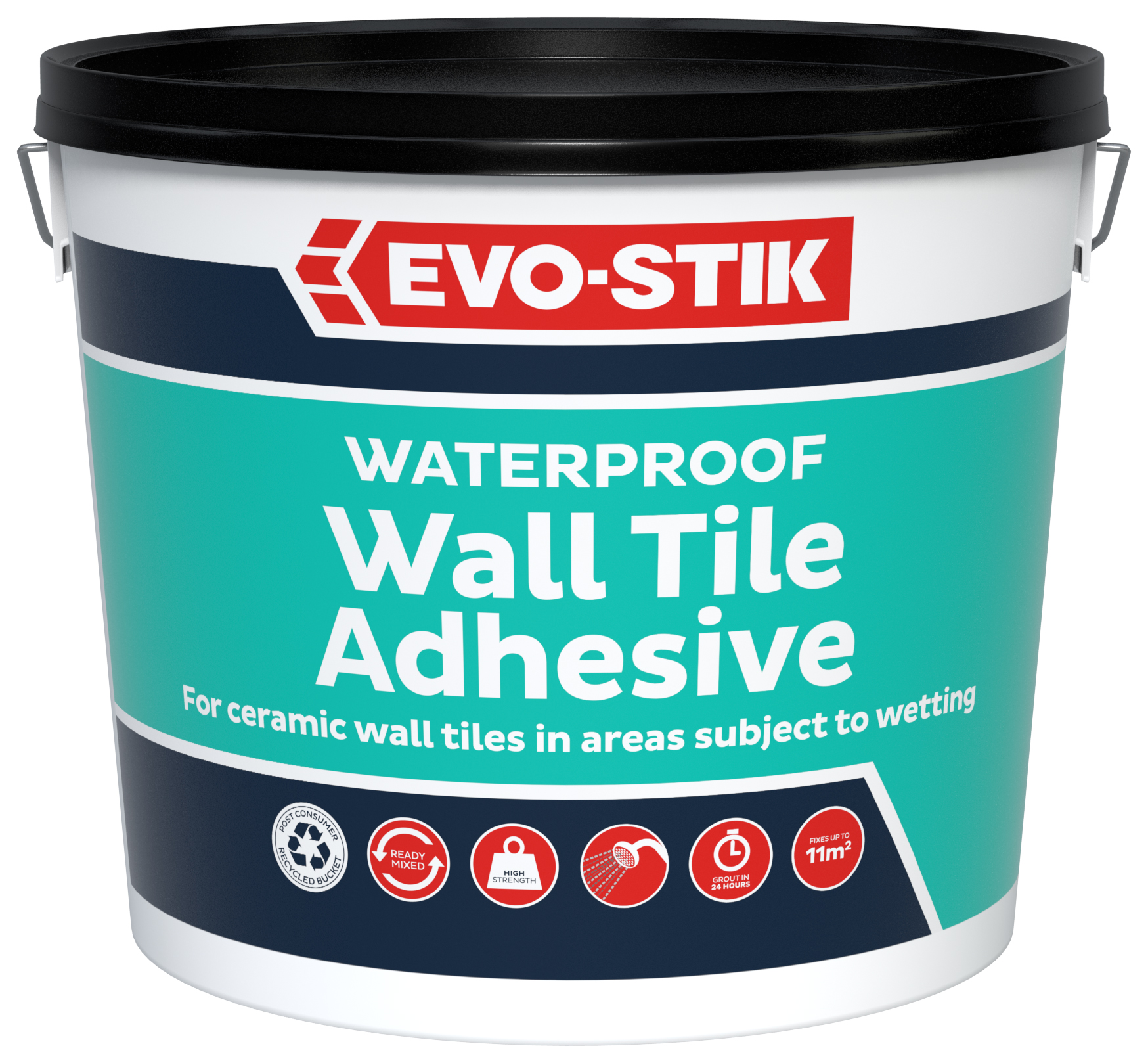 EVO-STIK 10L Waterproof Wall Tile Adhesive - Natural