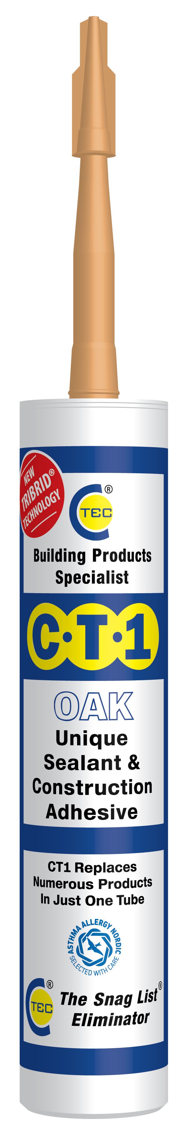 CT1 Oak Construction Adhesive & Sealant - 290ml