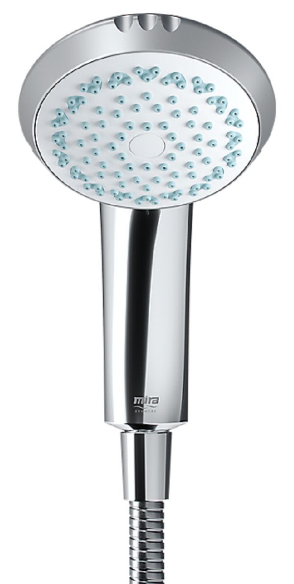 Mira Response Chrome Shower Handset 230 x 75mm Wickes