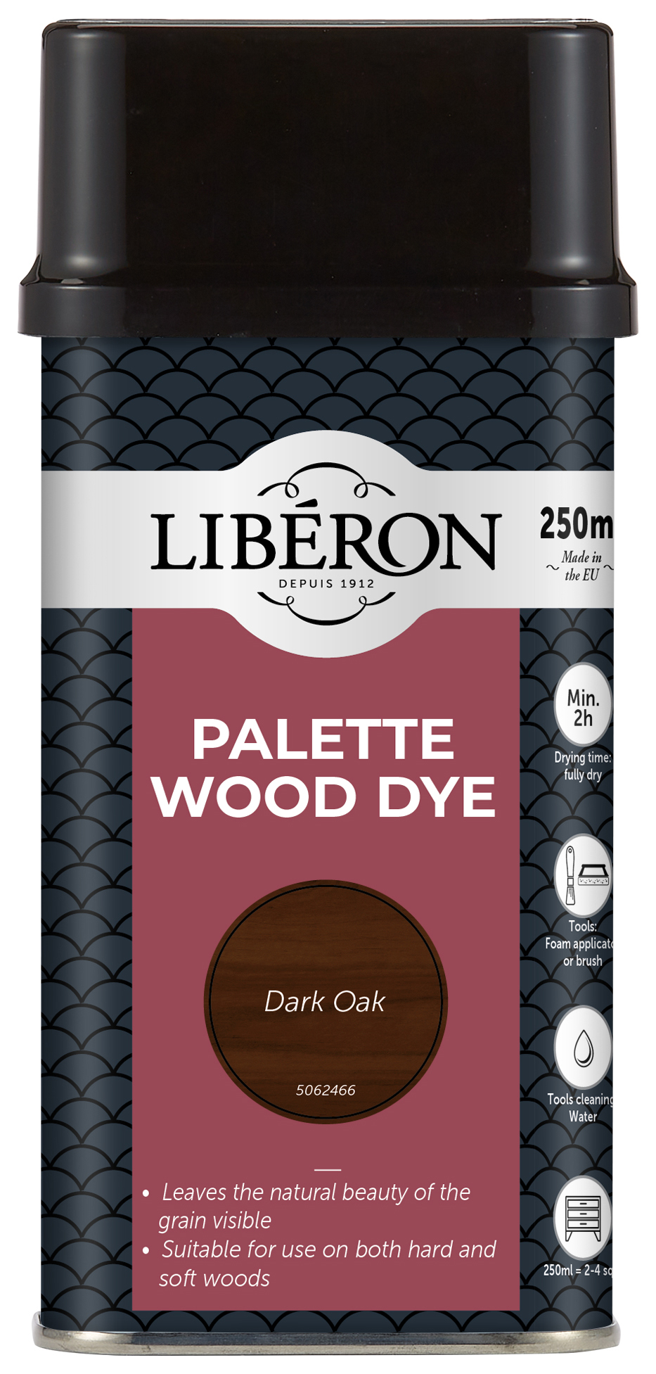 Liberon Palette Wood Dye - Dark Oak - 250ml