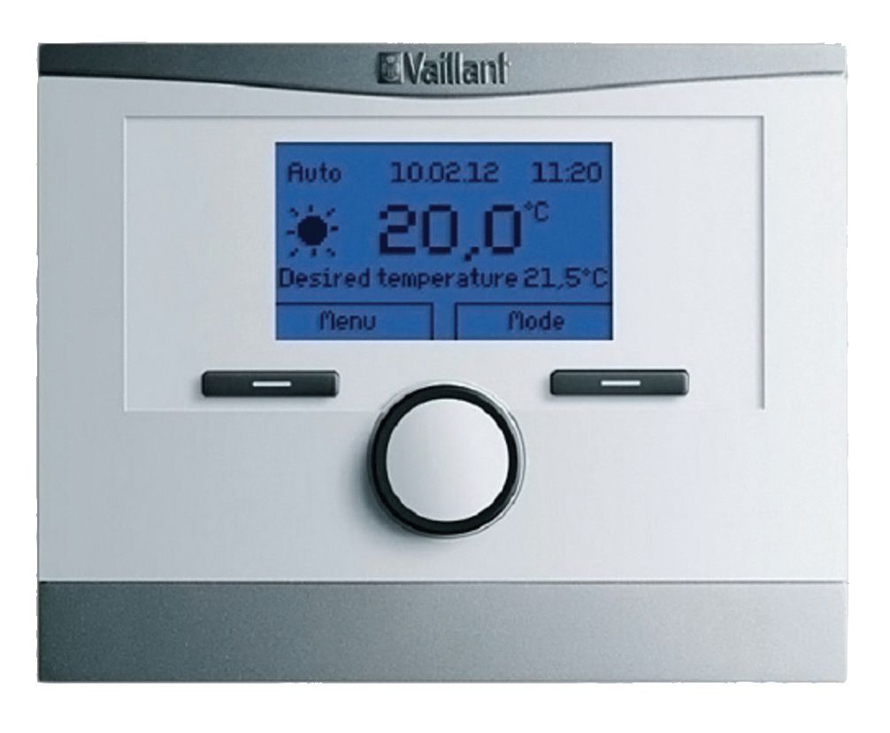 Vaillant VRT 350 Digital Room Thermostat Programmer - Wired | 240V | White