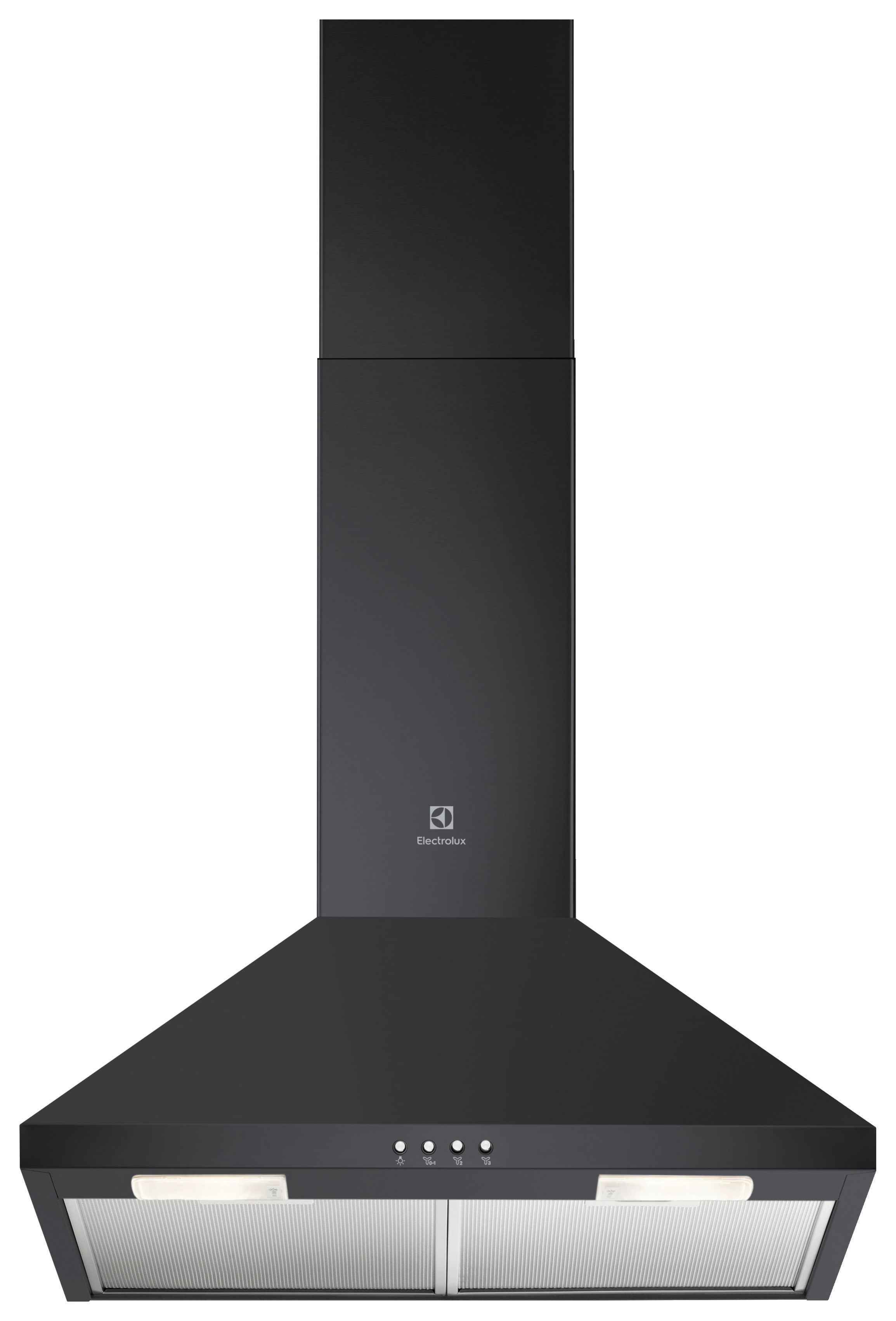 Electrolux LFC316K 60cm 3 Speed Chimney Hood - Black