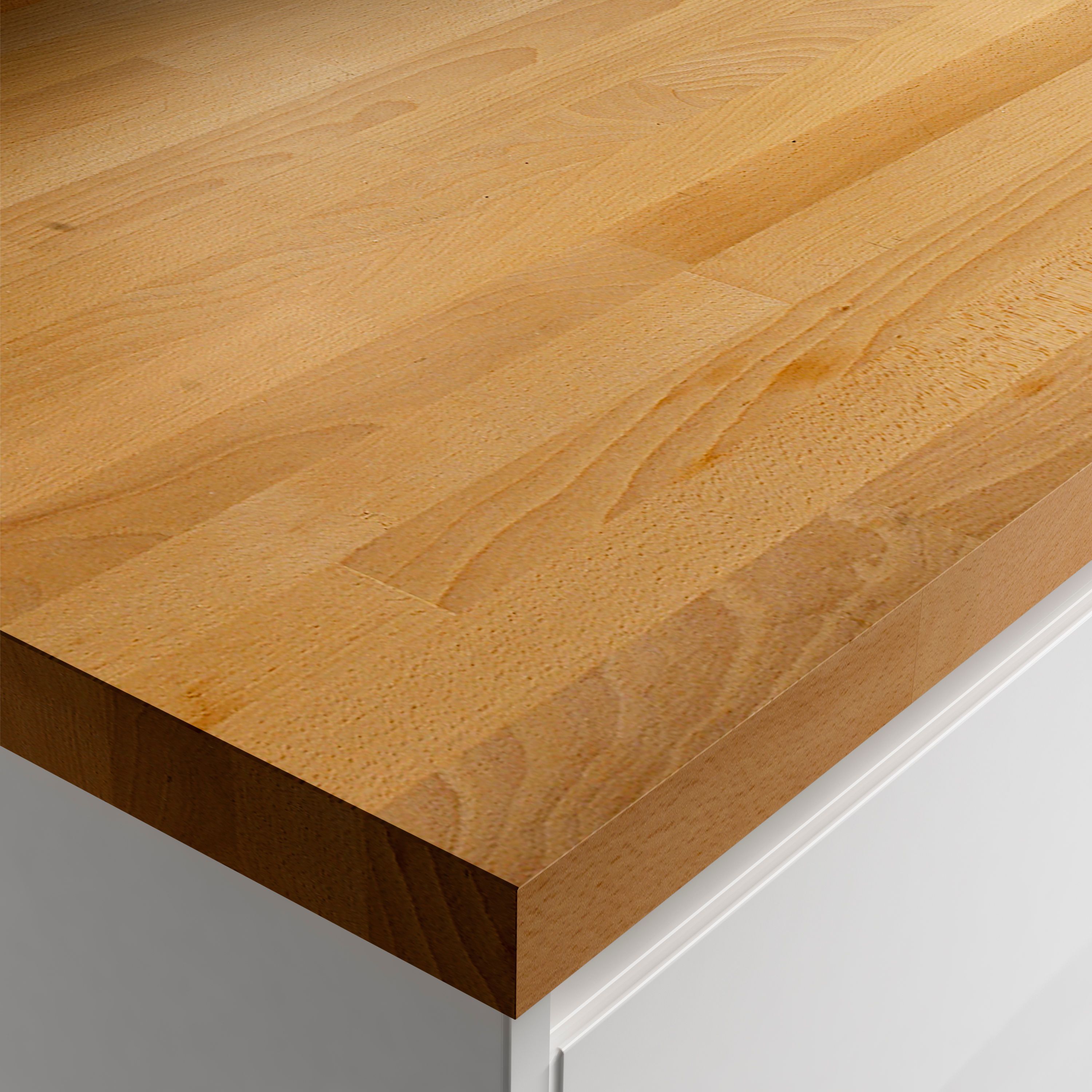 Image of Worktop Solid Dark Beech 38mm x 600mm x 3m