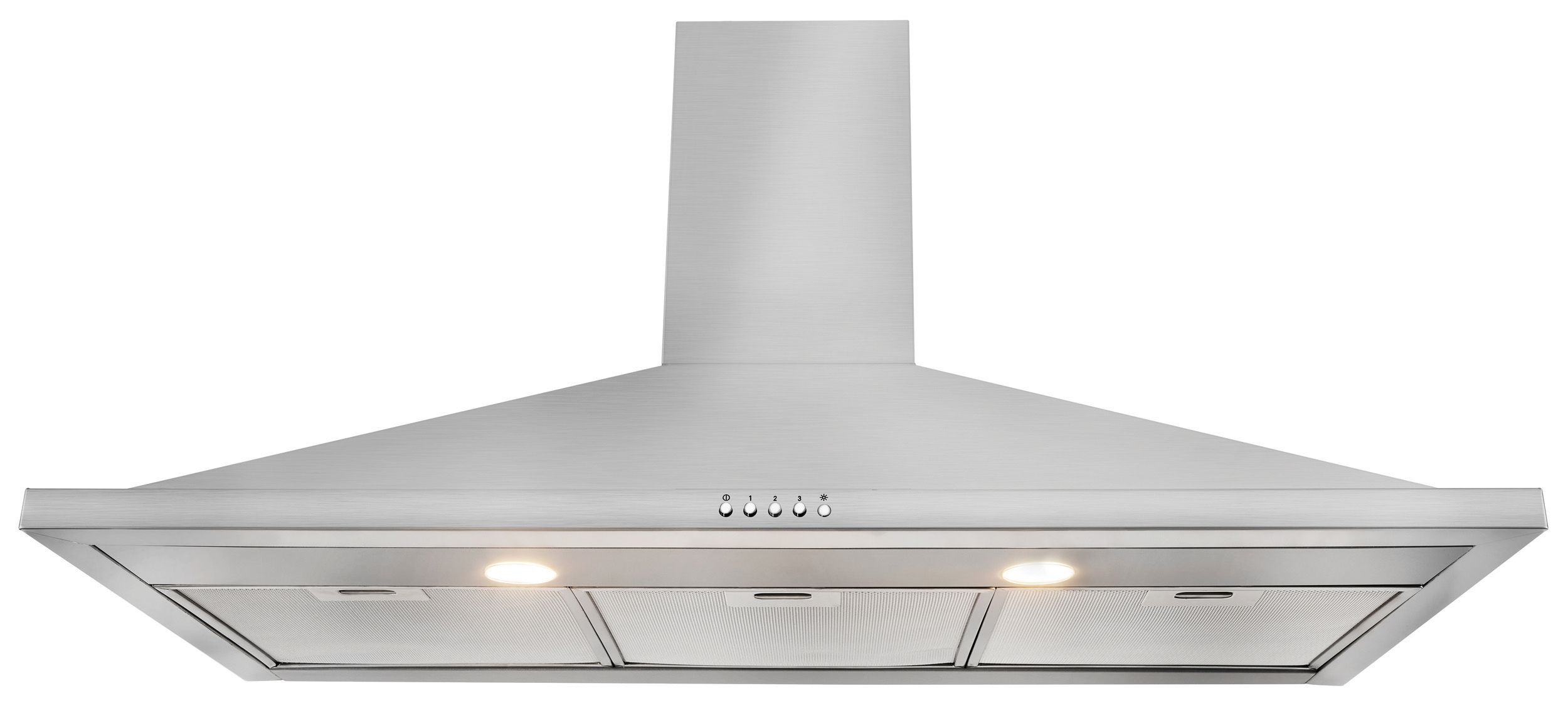 Leisure H102PX 100cm Chimney Cooker Hood - Stainless Steel