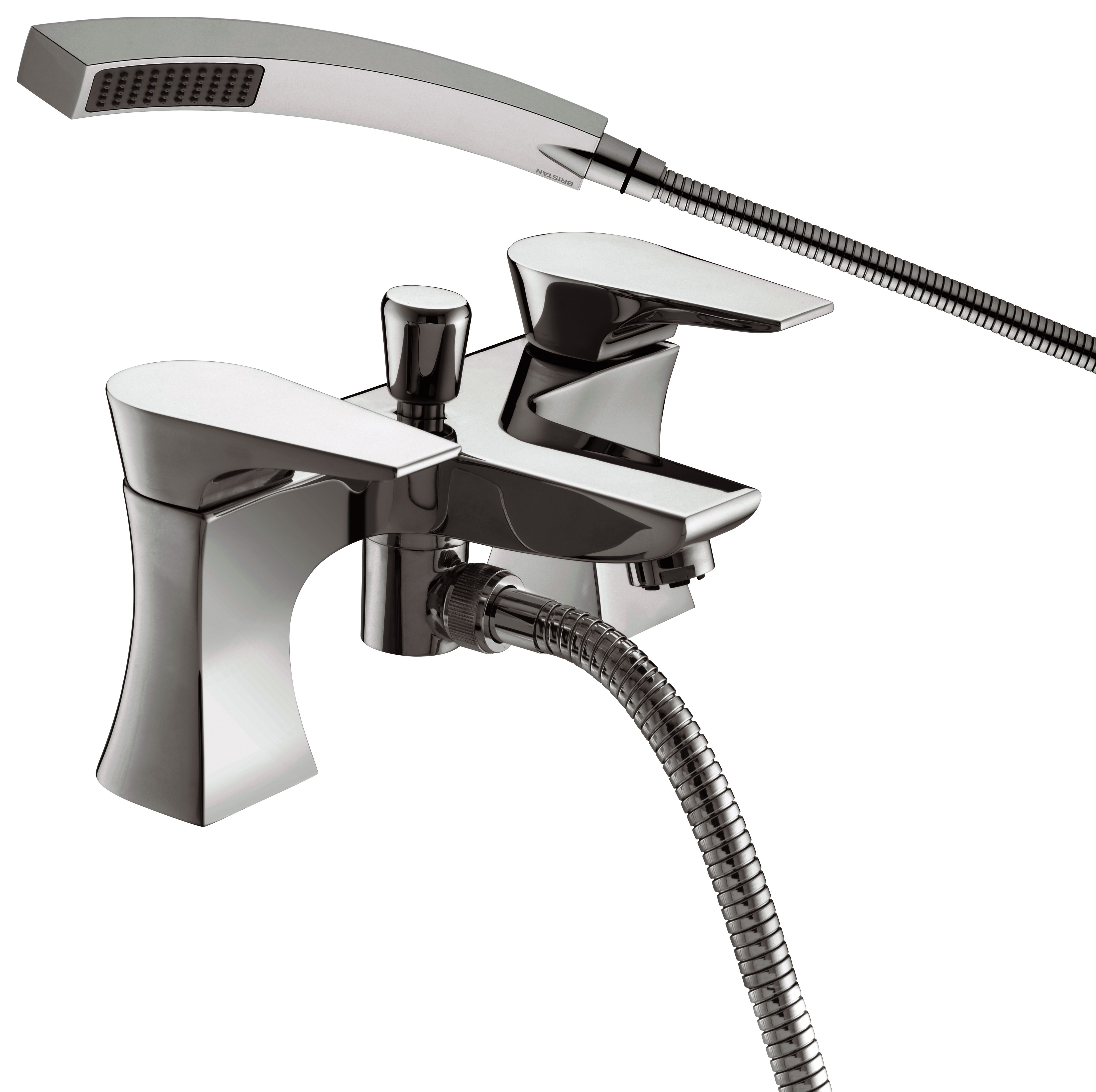 Image of Bristan Hourglass Chrome Bath Shower Mixer Tap