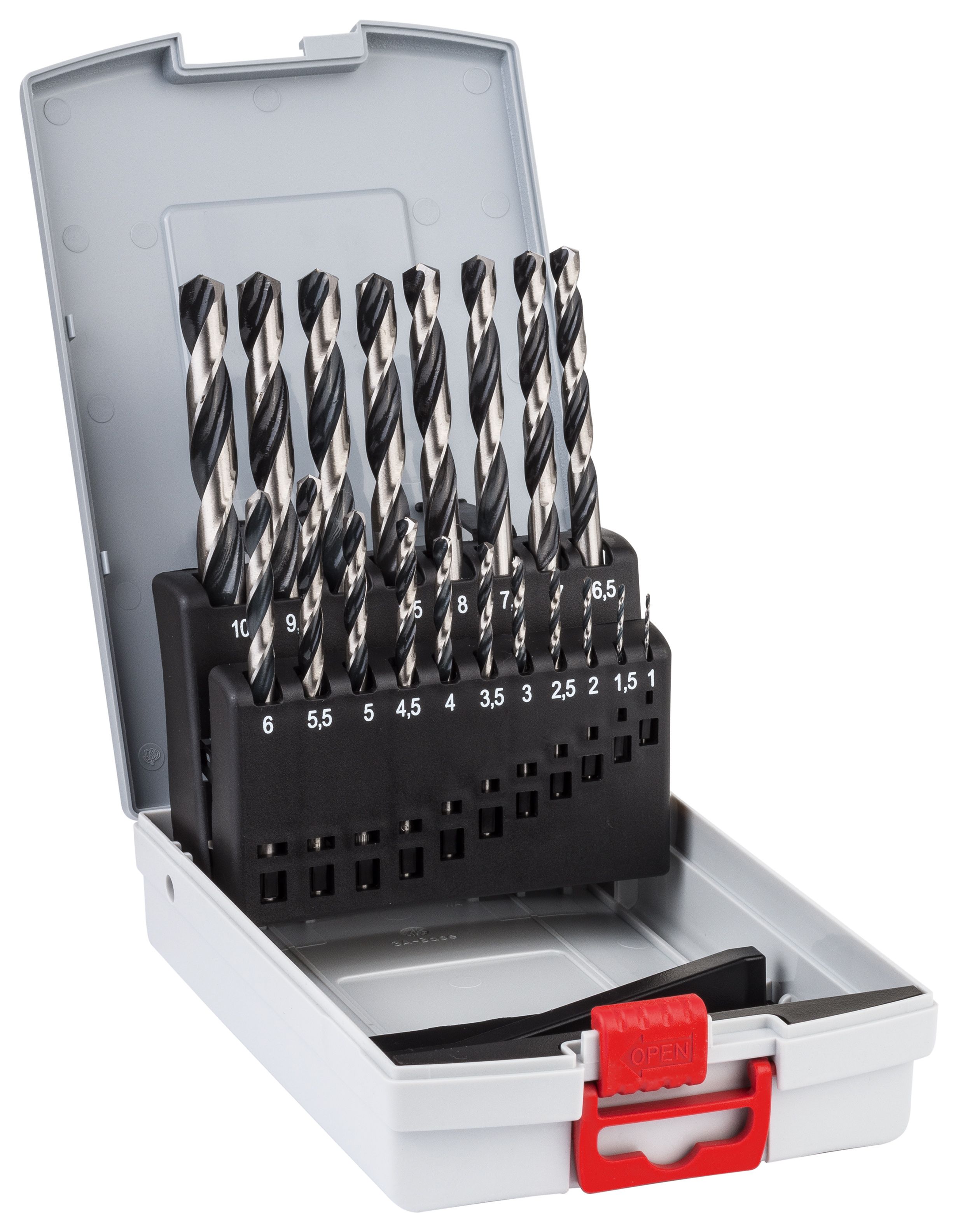 Image of Bosch 2608577351 19 Piece PointTeq HSS Twist Drill Bit Set