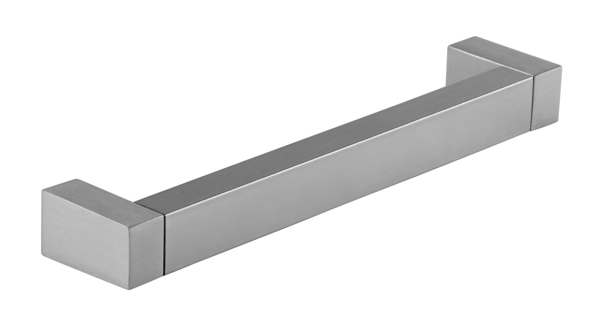 Wickes Georgia Square Bar Handle - Stainless Steel Effect 288mm