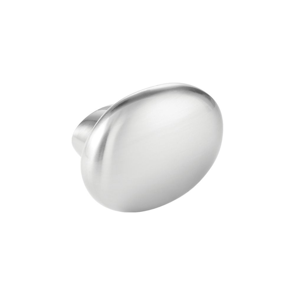 Image of Wickes Piera Oval Knob Handle - Stainless Steel Effect