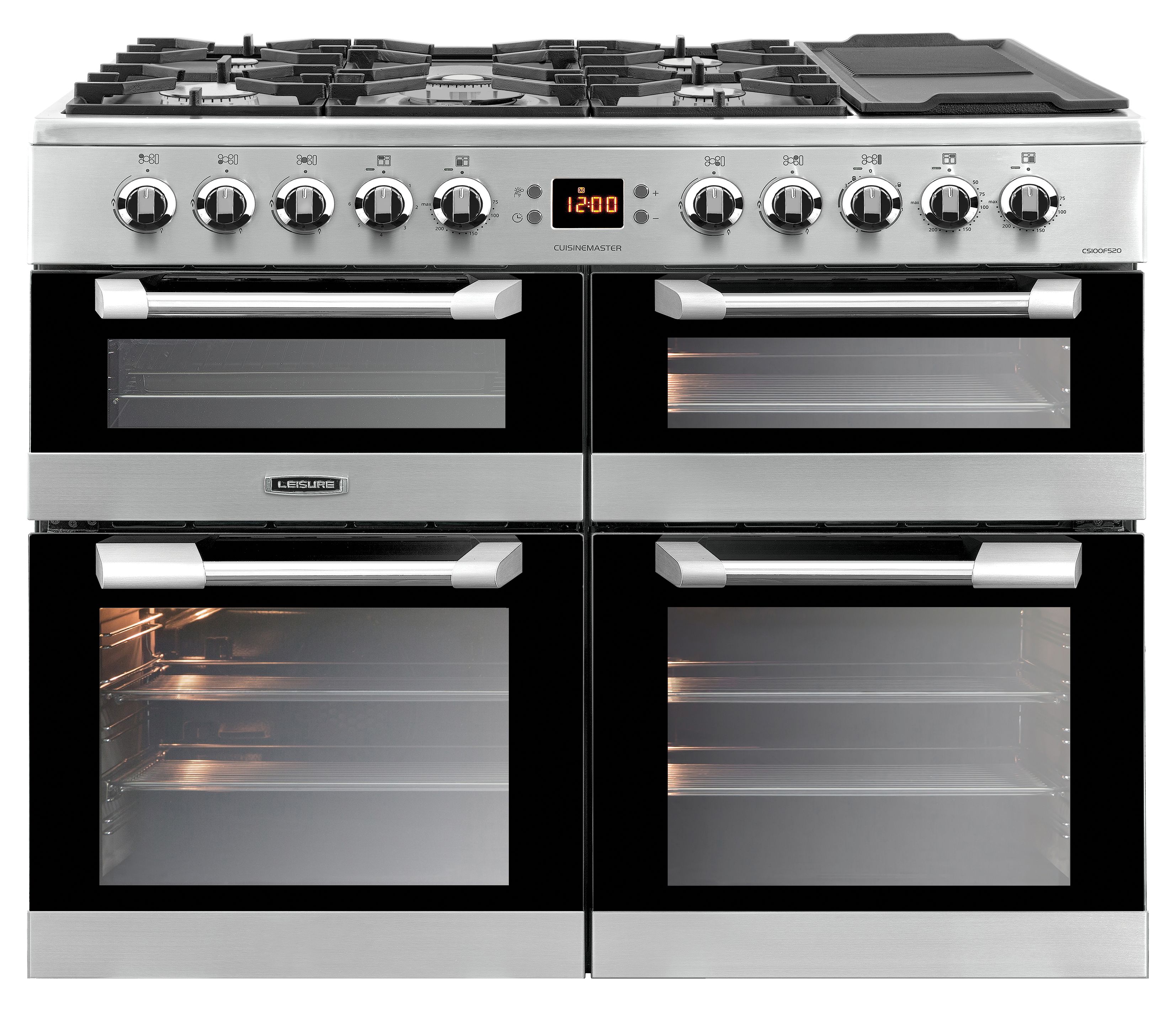 Leisure Cuisinemaster 100cm Dual Fuel Range Cooker - Stainless Steel