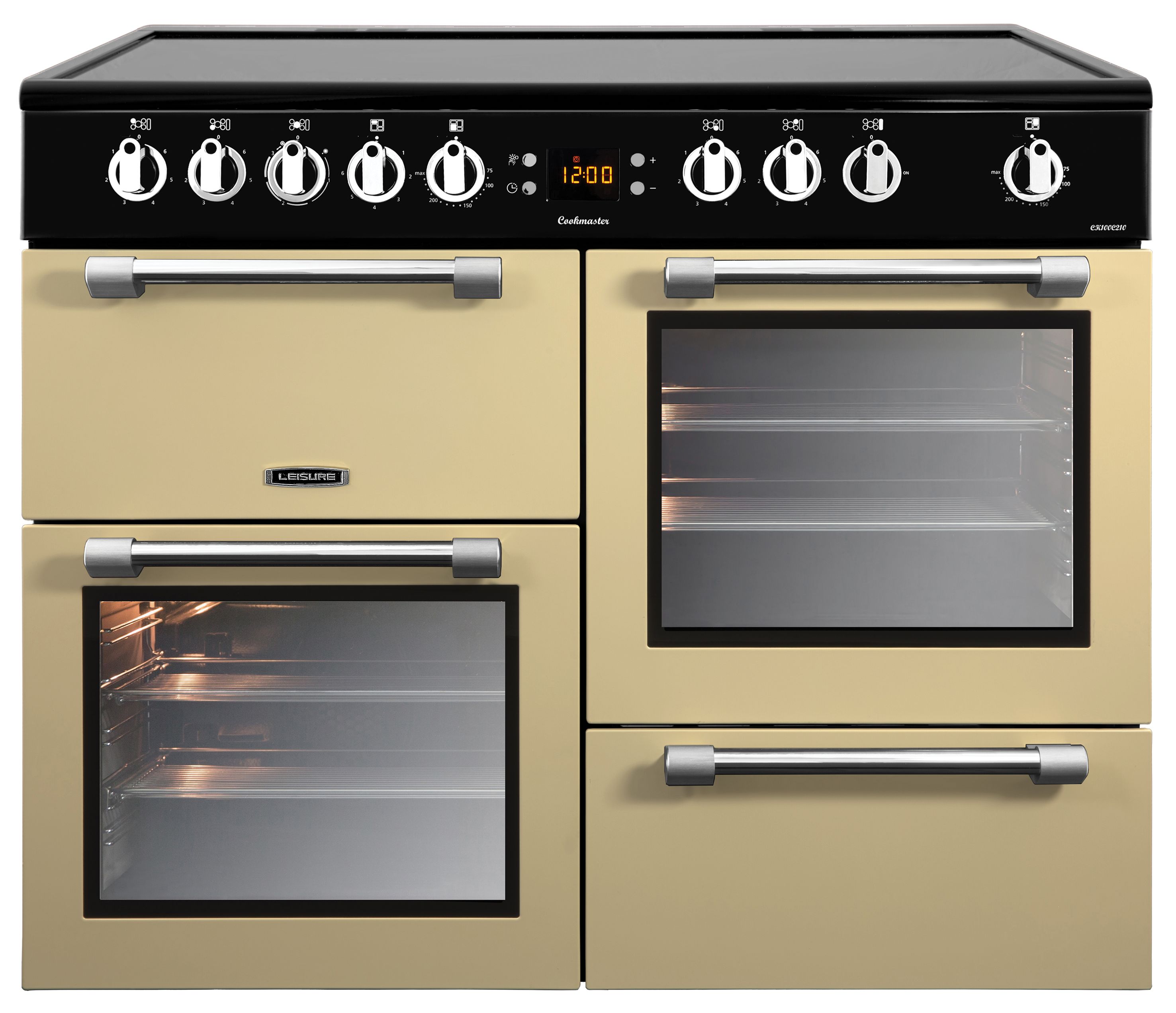 Image of Leisure Cookmaster 100cm Electric Range Cooker - Cream