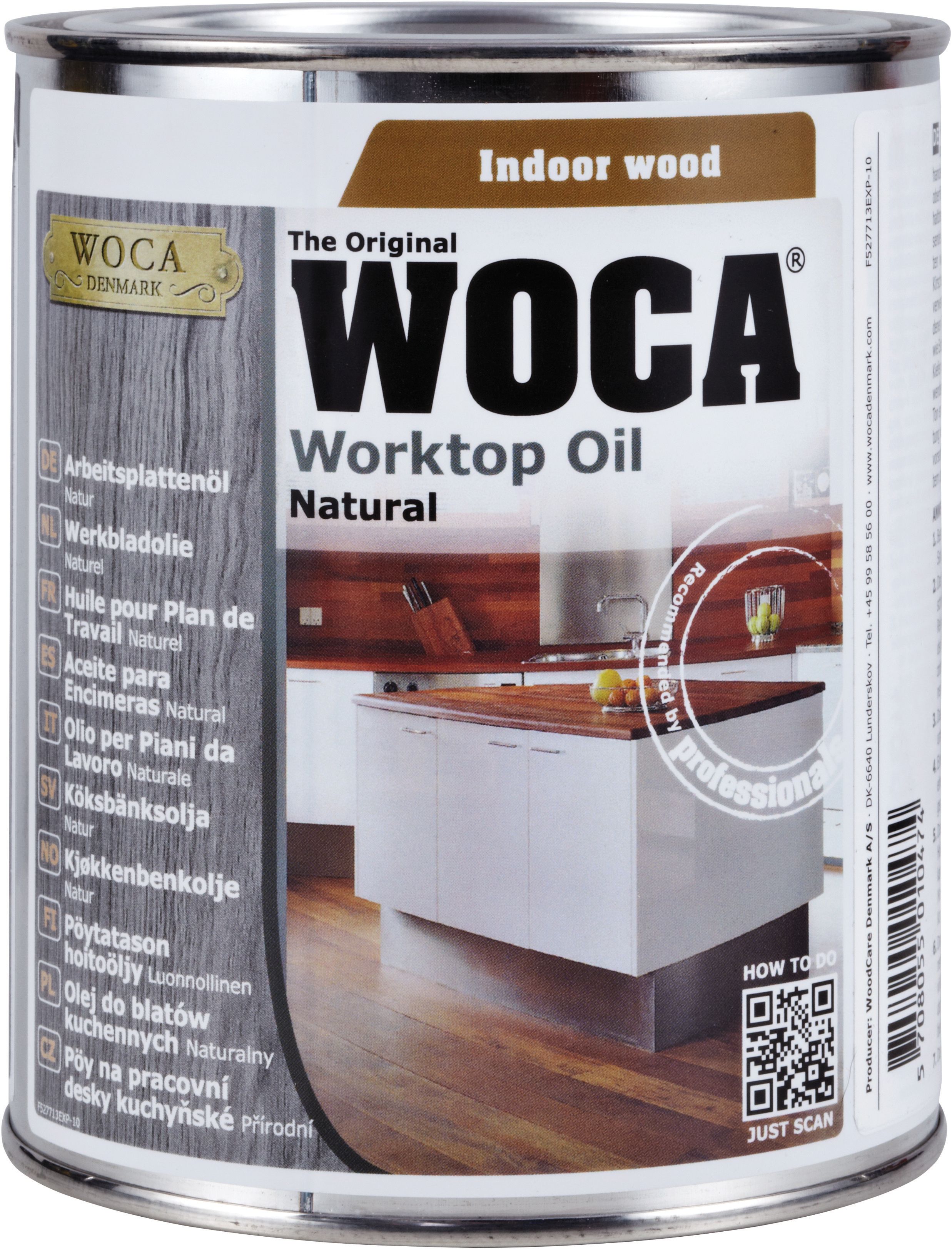 Woca Worktop Oil Treatment & Maintenance - 750ml