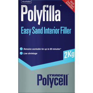 Polycell Trade Polyfilla Easy Sand Interior Powder Filler - 2kg