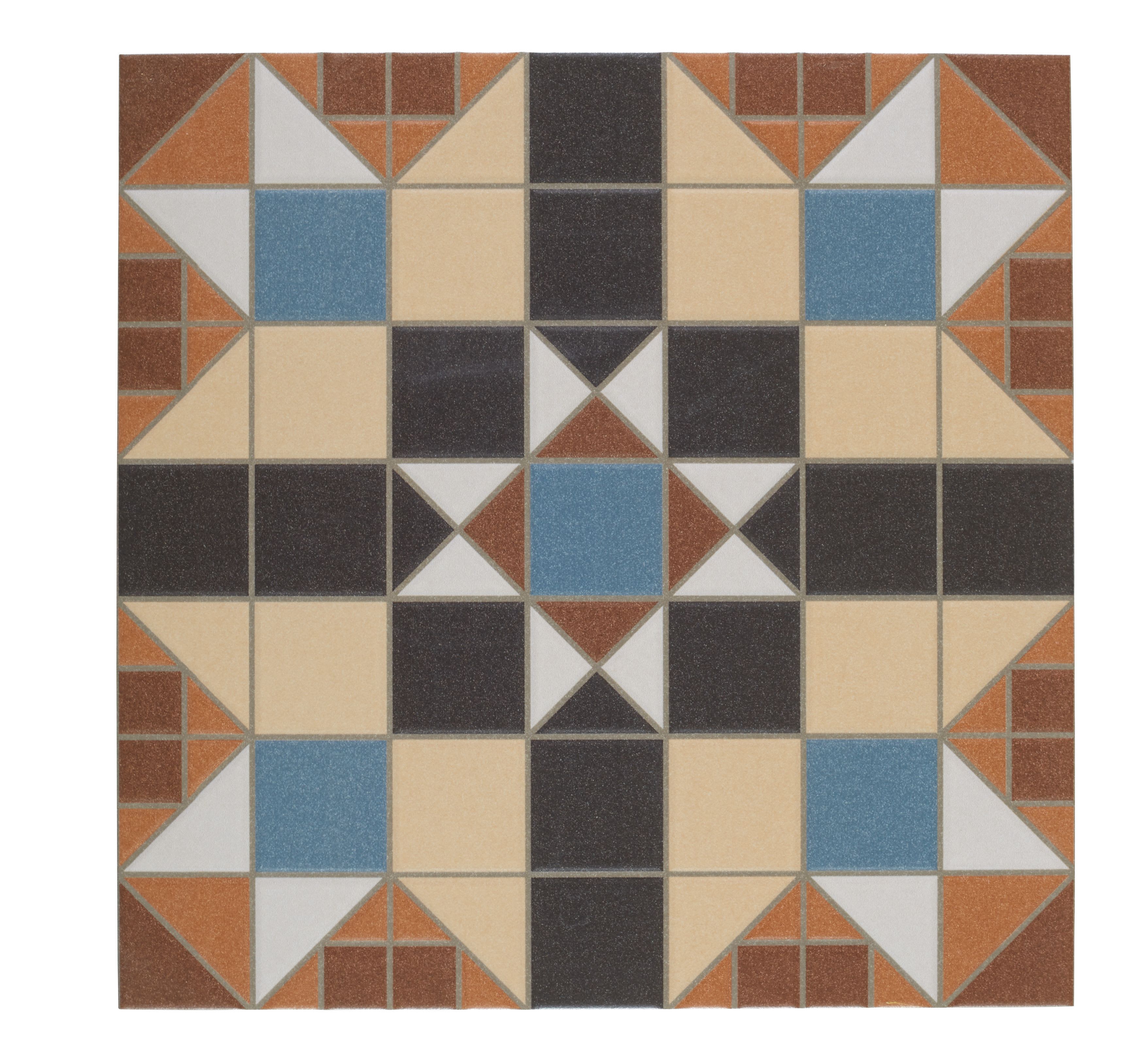 Wickes Dorset Marron Patterned Ceramic Tile 316 x