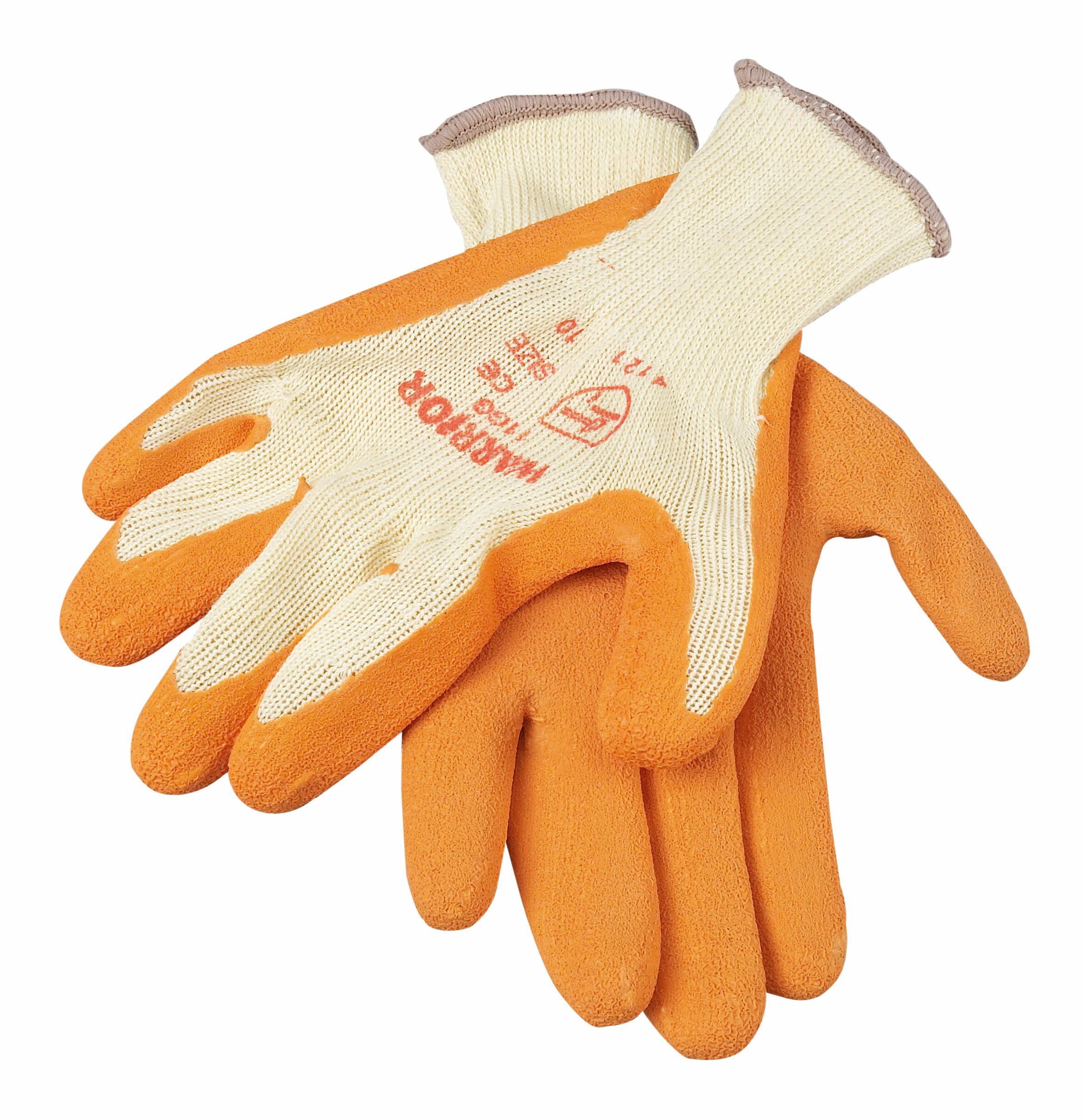 Wickes Builders Orange Grippa Gloves - Pack of 5