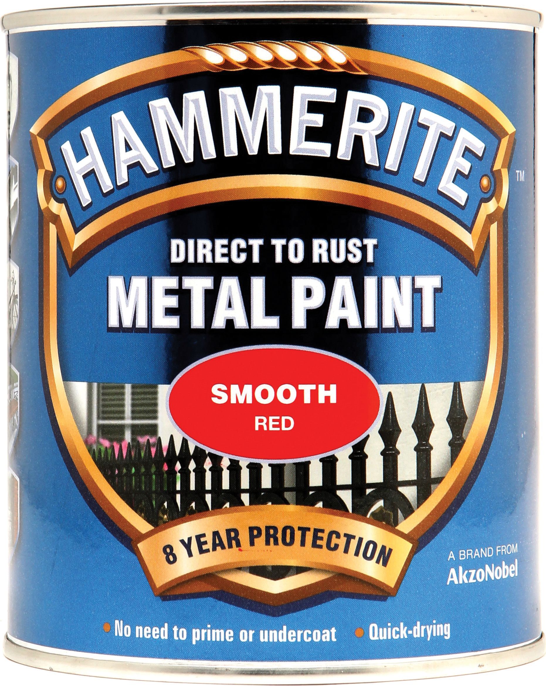 Hammerite Metal Smooth Paint - Red - 750ml