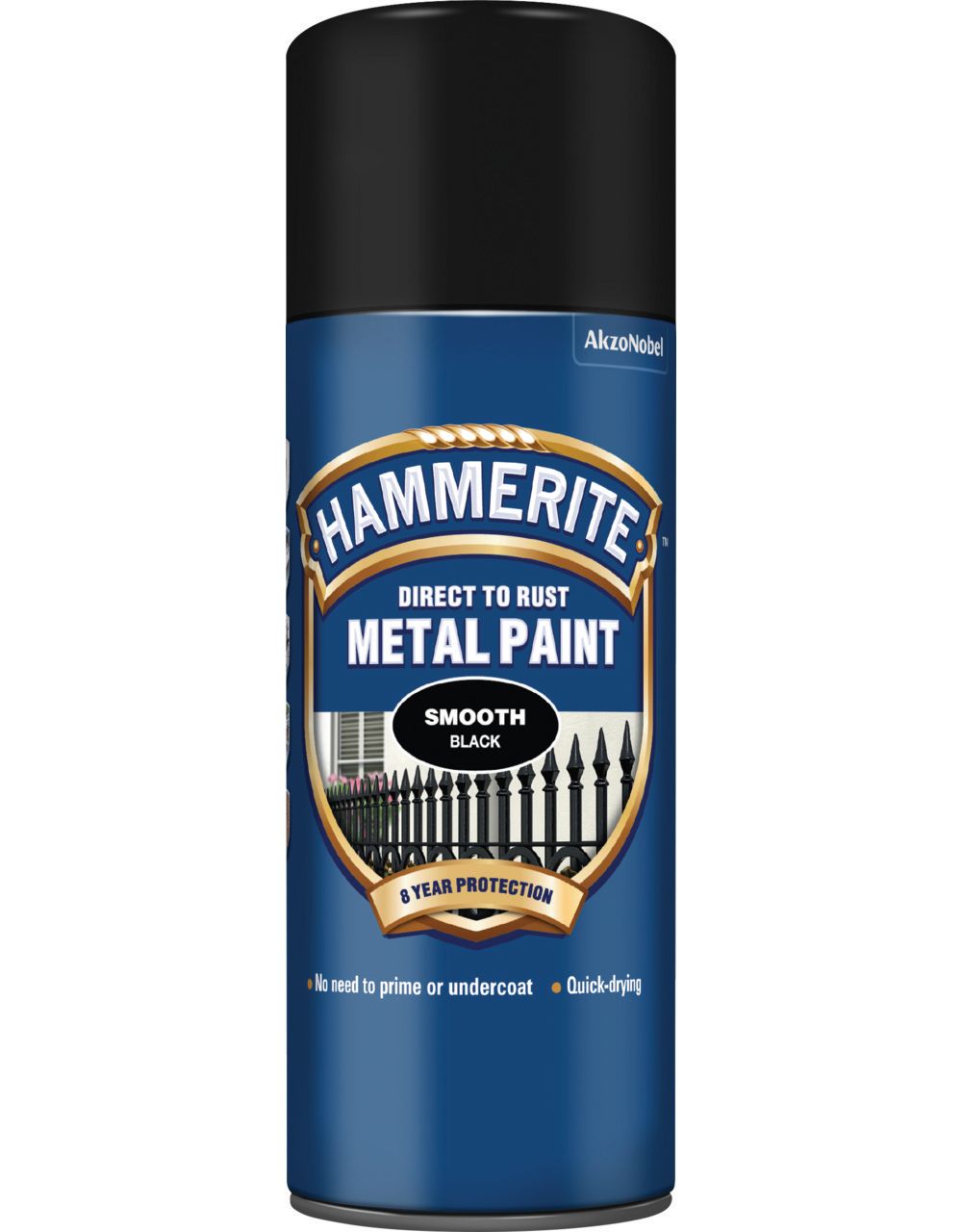 Wickes Smooth Finish Metal Paint - Satin Black - 750ml