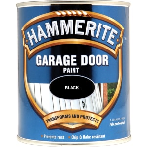 Hammerite Garage Door Paint - Black - 750ml