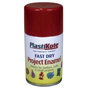 Plastikote Fast Dry Enamel Aerosol Spray - Insignia Red 100ml
