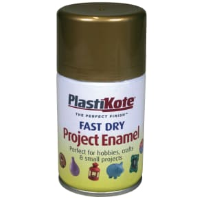 Plastikote Fast Dry Enamel Aerosol Spray - Gold Leaf 100ml