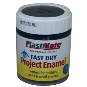 Plastikote Fast Dry Brush On Enamel - Chrome 59ml