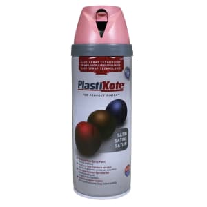 Plastikote Multi-surface Spray Paint - Satin Cameo Pink 400ml