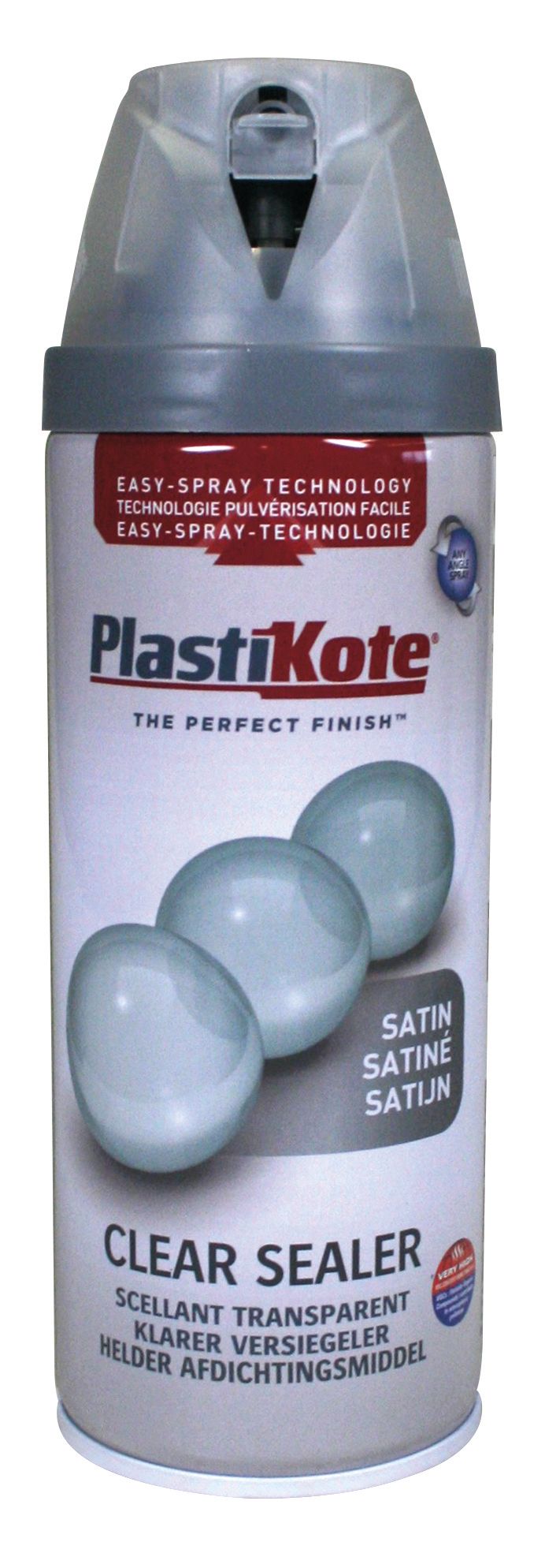 Plastikote Clear Sealer Spray Paint - Satin - 400ml