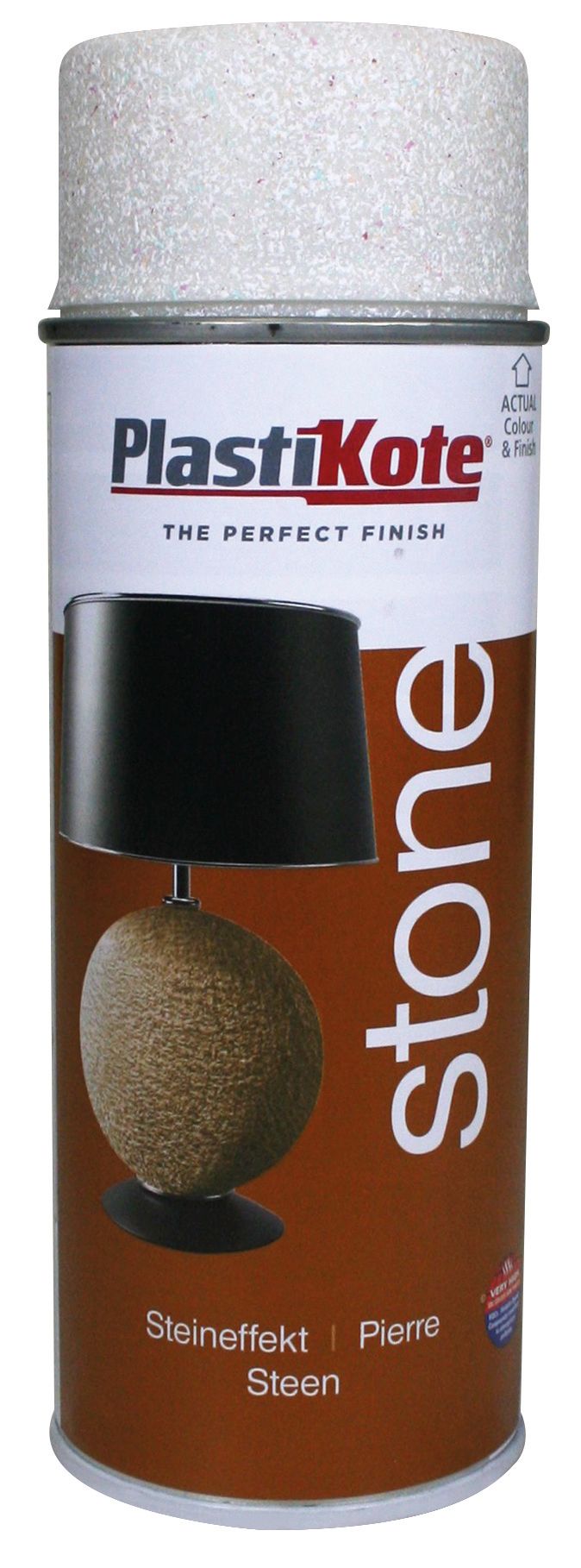 Plastikote Stone Touch Spray Paint - Alabaster - 400ml