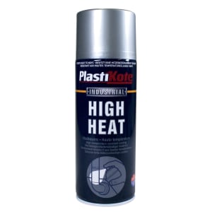 Plastikote Industrial High Heat Aerosol Spray - Aluminium 400ml