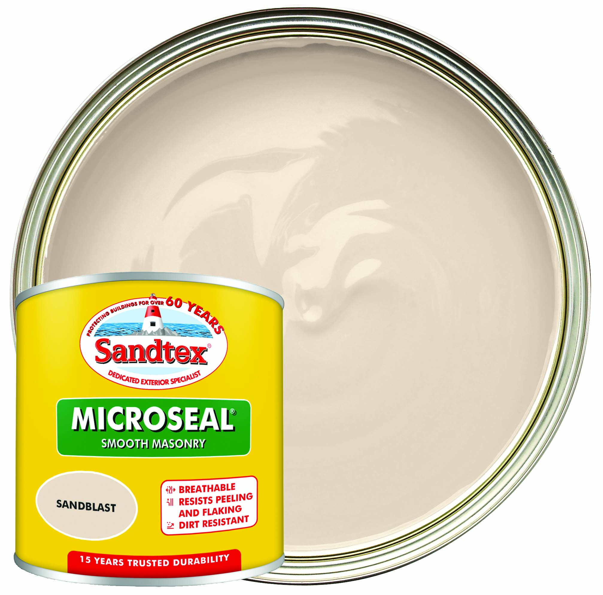 Sandtex Ultra Smooth Masonry Paint - Sandblast - 150ml