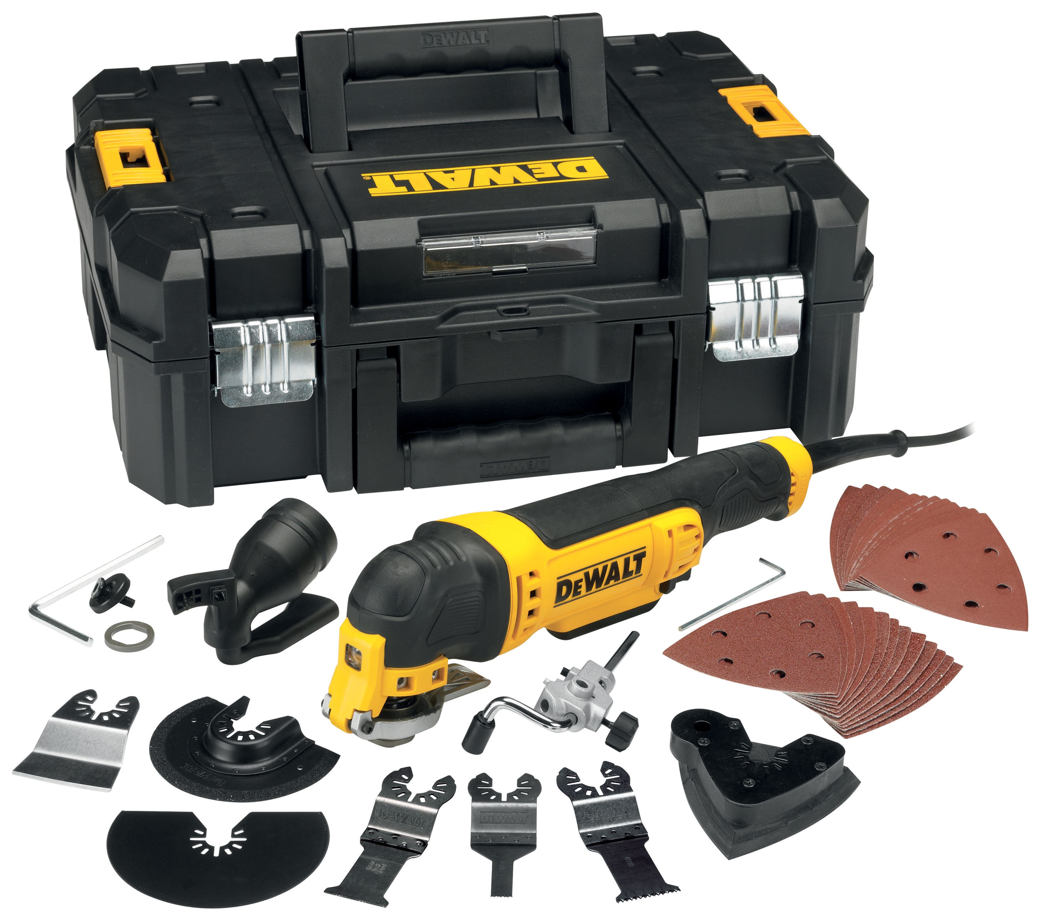 DEWALT DWE315KT-GB Oscillating Quick Change Multi Tool Tstak Case 240V - 300W