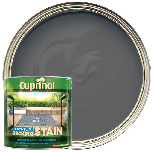 Cuprinol Anti-Slip Decking Stain Silver Birch 2.5L