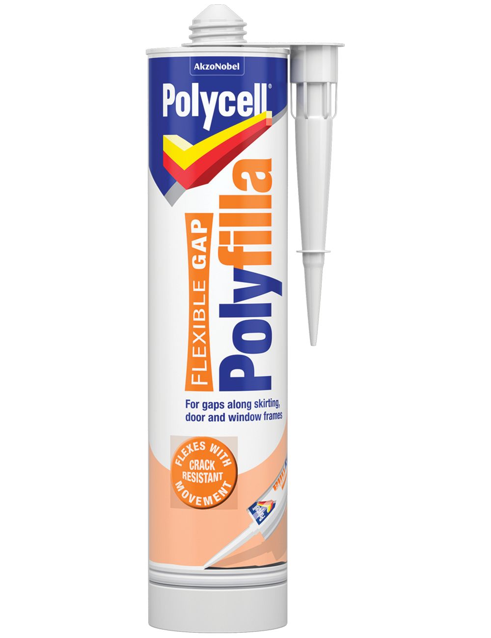 Image of Polycell Polyfilla Flexible Gap Filler - 290g