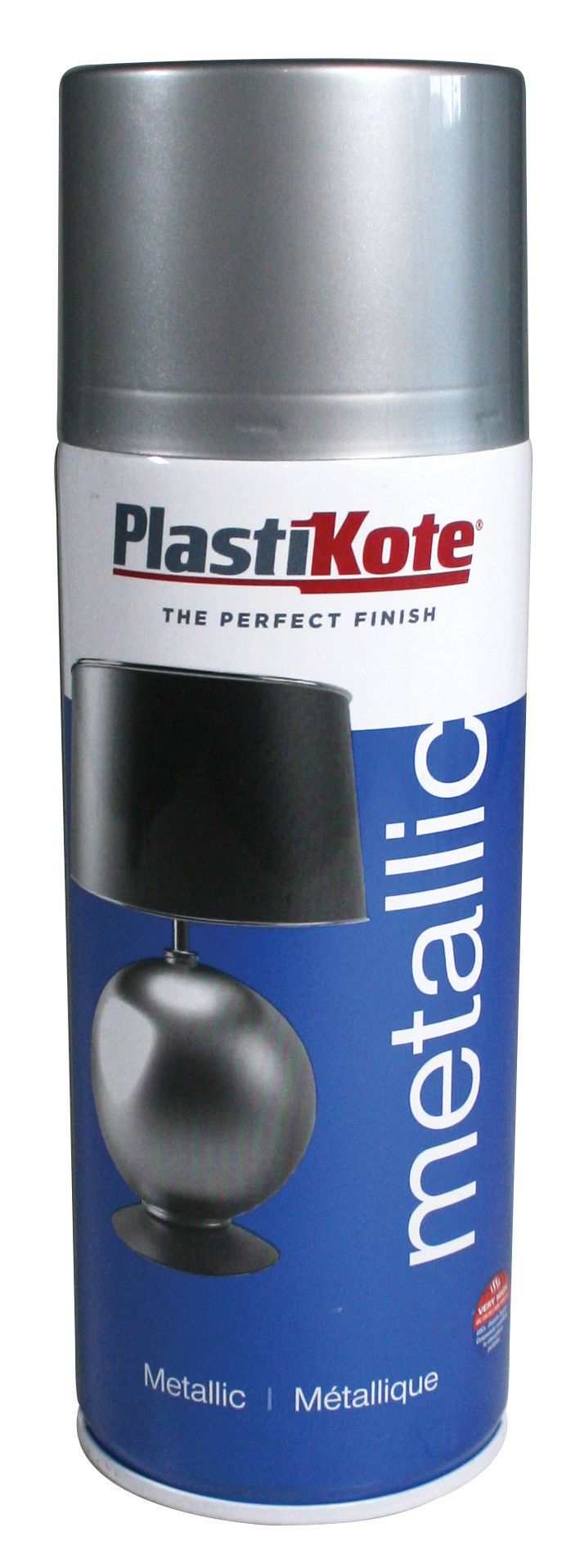 Plastikote Metallic Spray Paint - Silver - 400ml