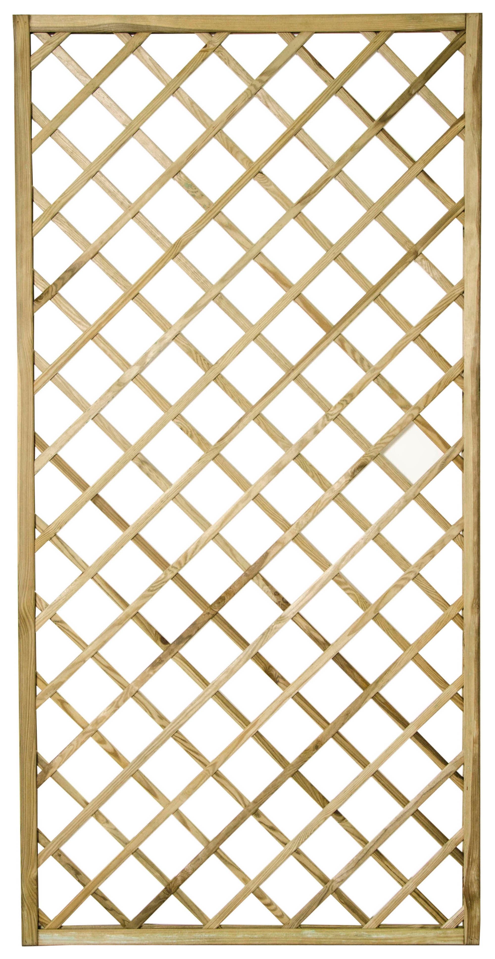 Forest Garden Hidcote Diamond Lattice Trellis - 1800 x 900mm