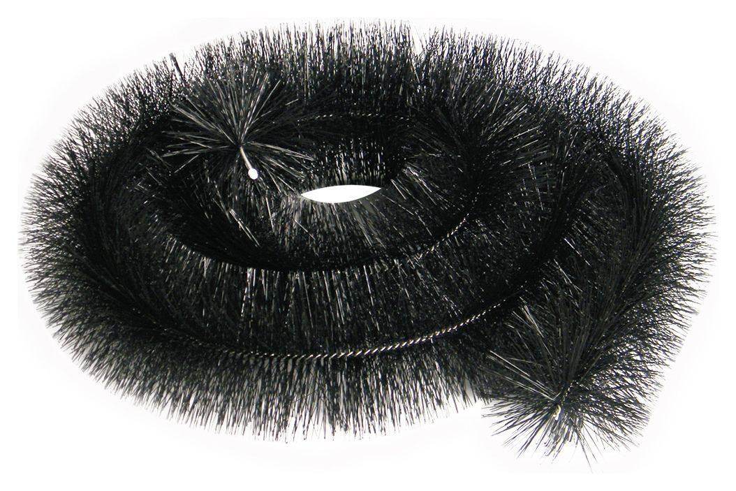 FloPlast Black Gutter Brush - 4m