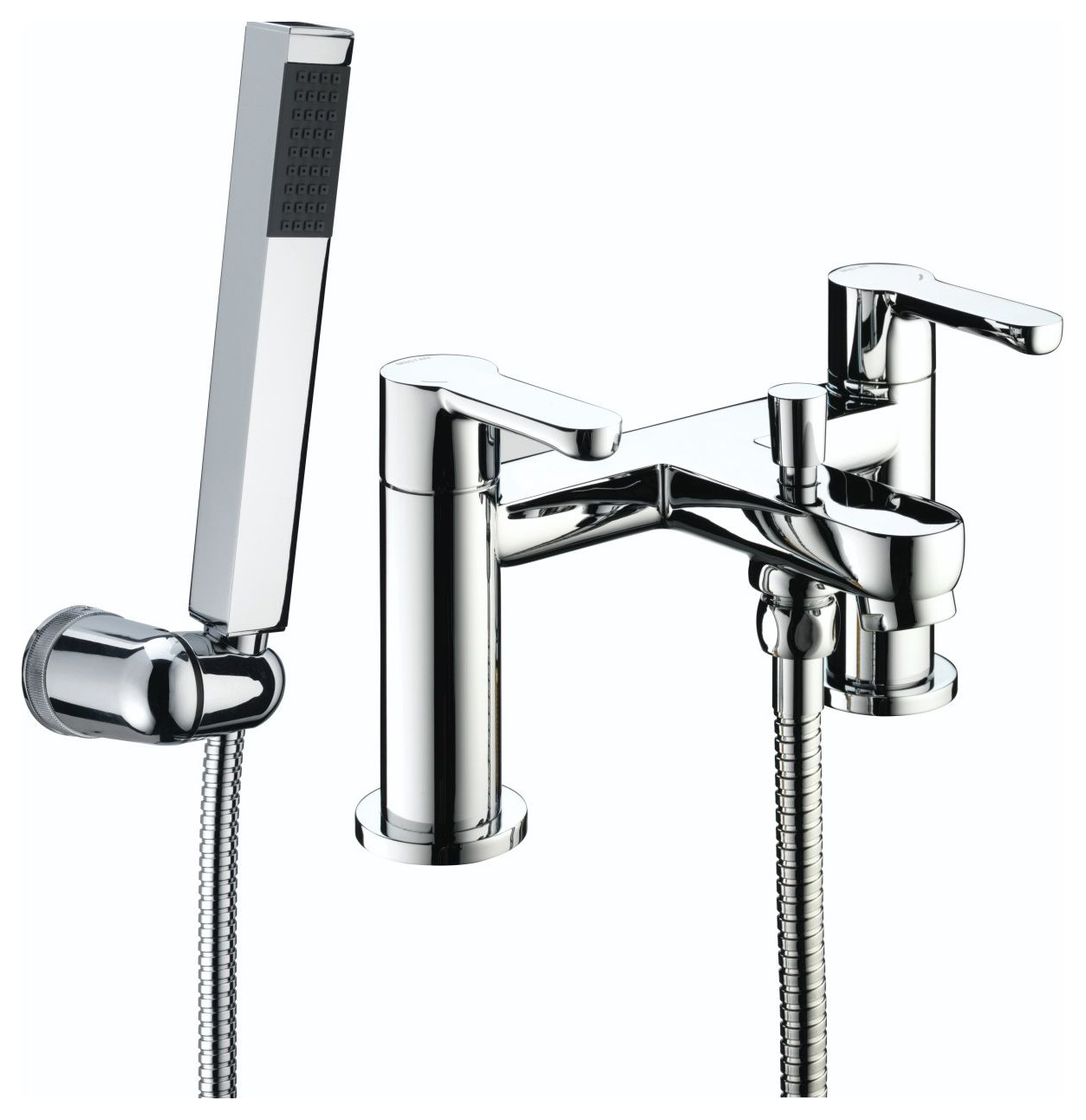 Image of Bristan Nero Bath Shower Mixer Tap - Chrome