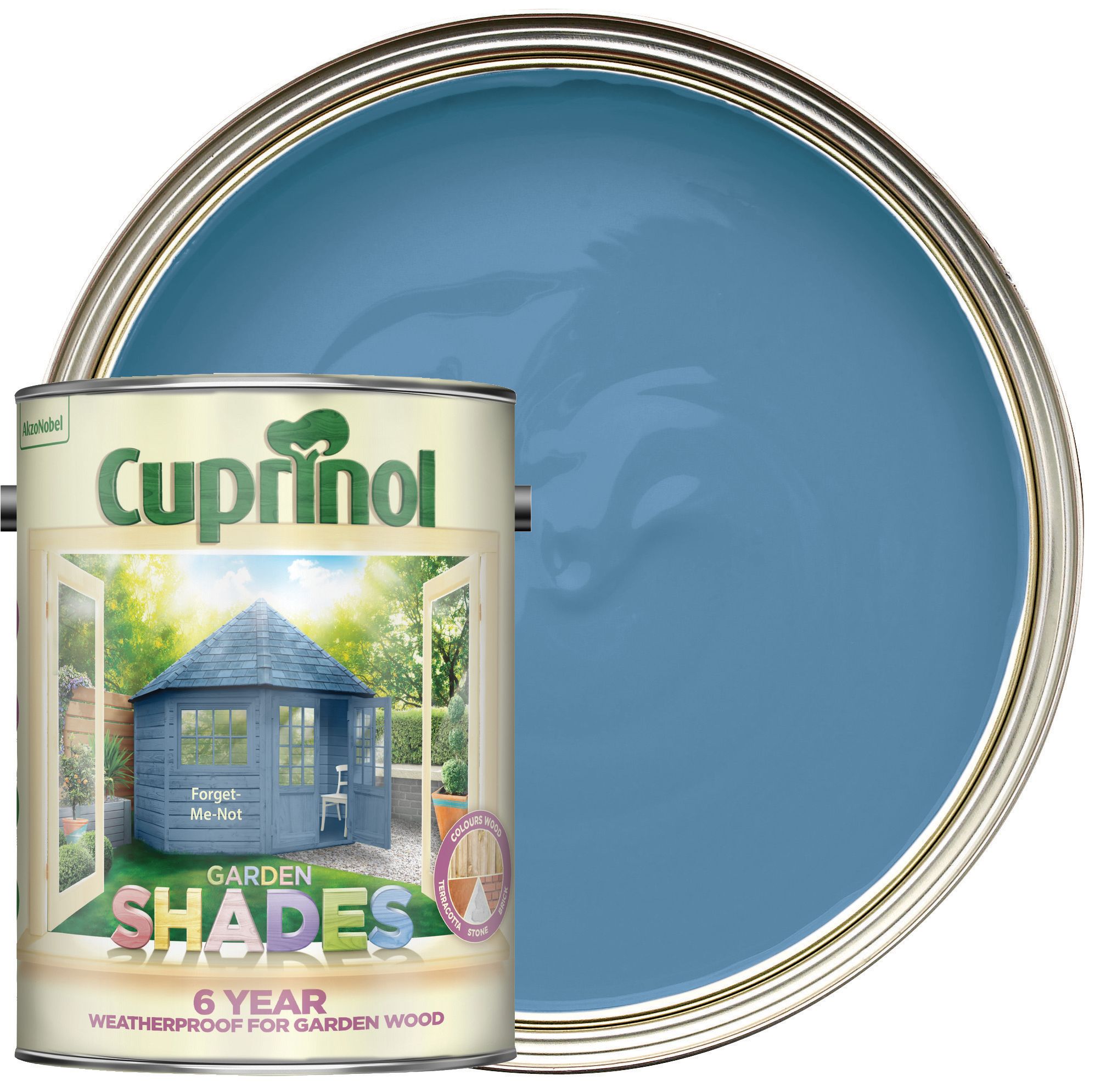 Cuprinol Garden Shades Matt Wood Treatment - Forget-Me-Not 5L