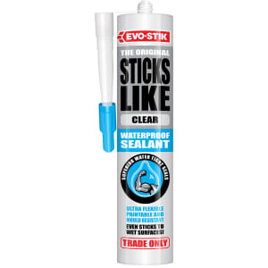 Evo-Stik Sticks Like Waterproof Clear Sealant - 290ml