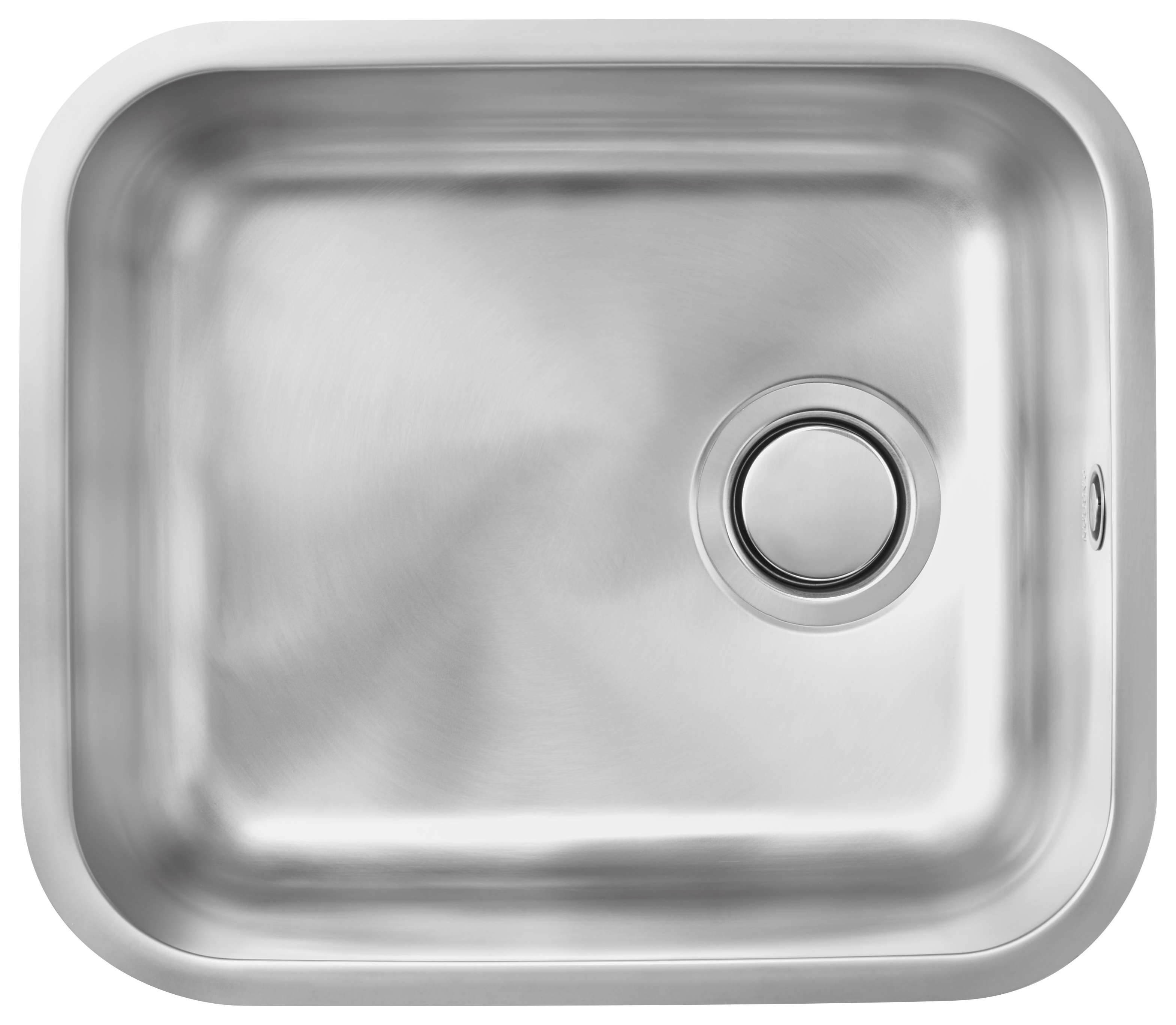 Carron Phoenix Zeta 1 Bowl Medium Undermount Sink - Stainless Steel