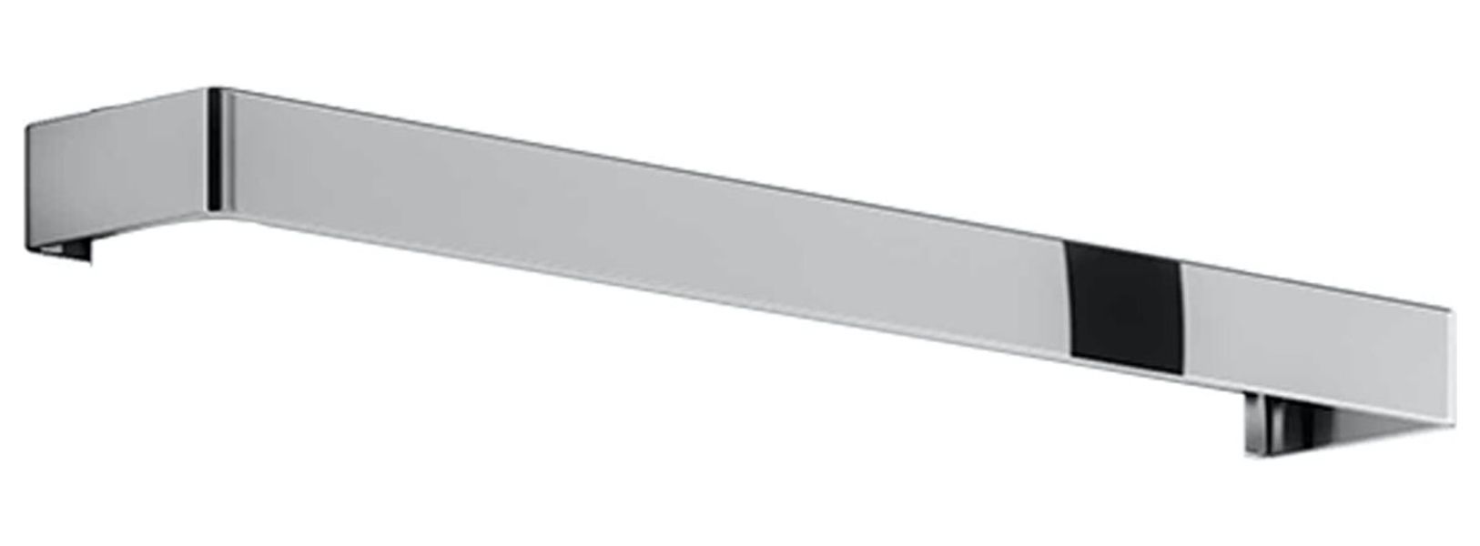 Image of Wickes Polished Chrome Towel Rail for Glass Radiator - 550mm x 190mm
