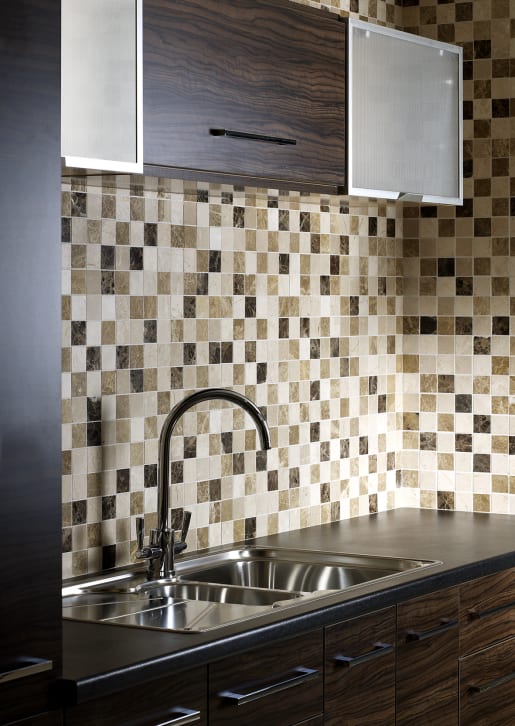 Wickes Emperador Marble Mix Mosaic Tile, Mosaic Tile Locations