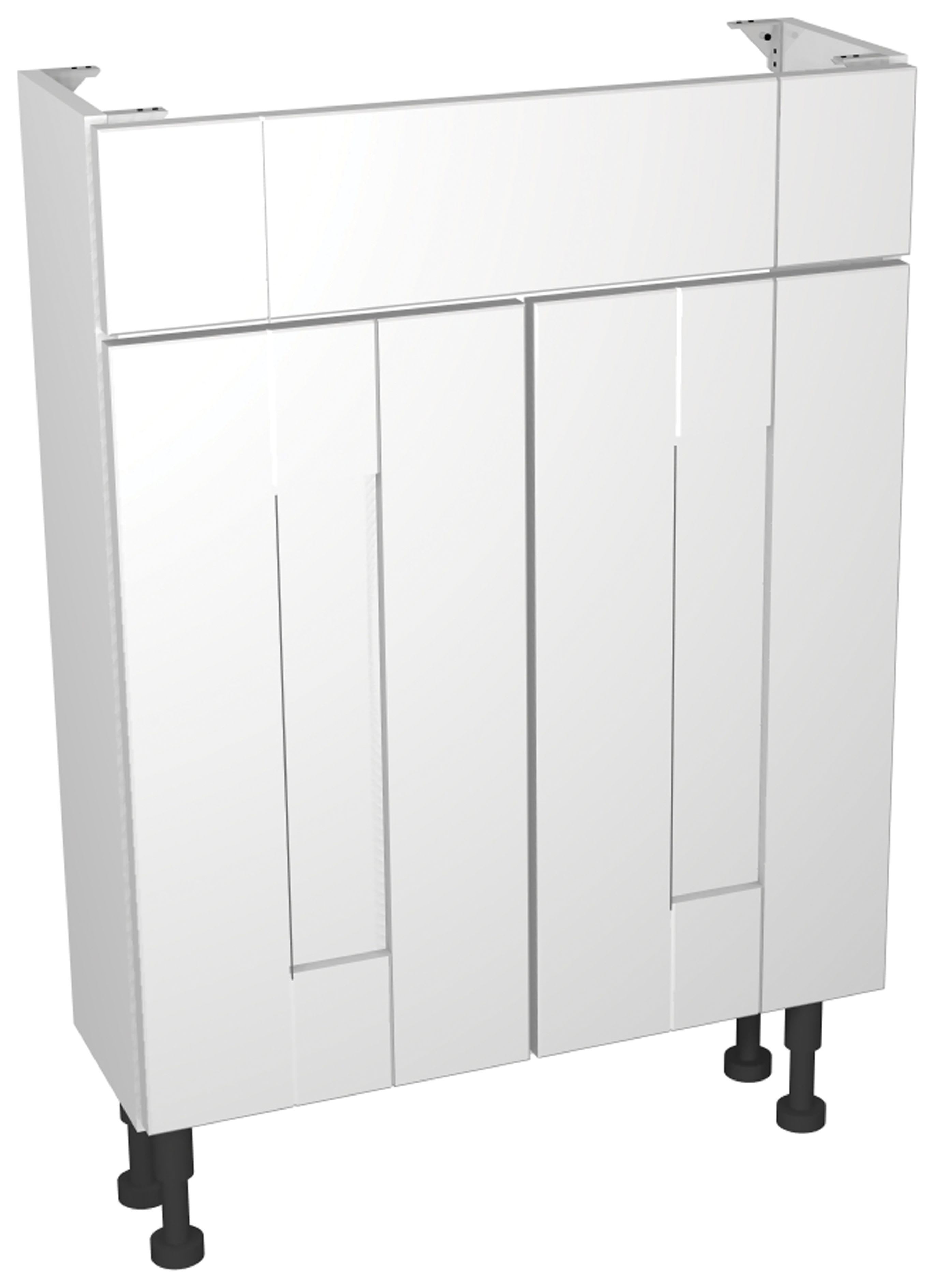 Offer Wickes Wickes Vermont White Compact Vanity Unit