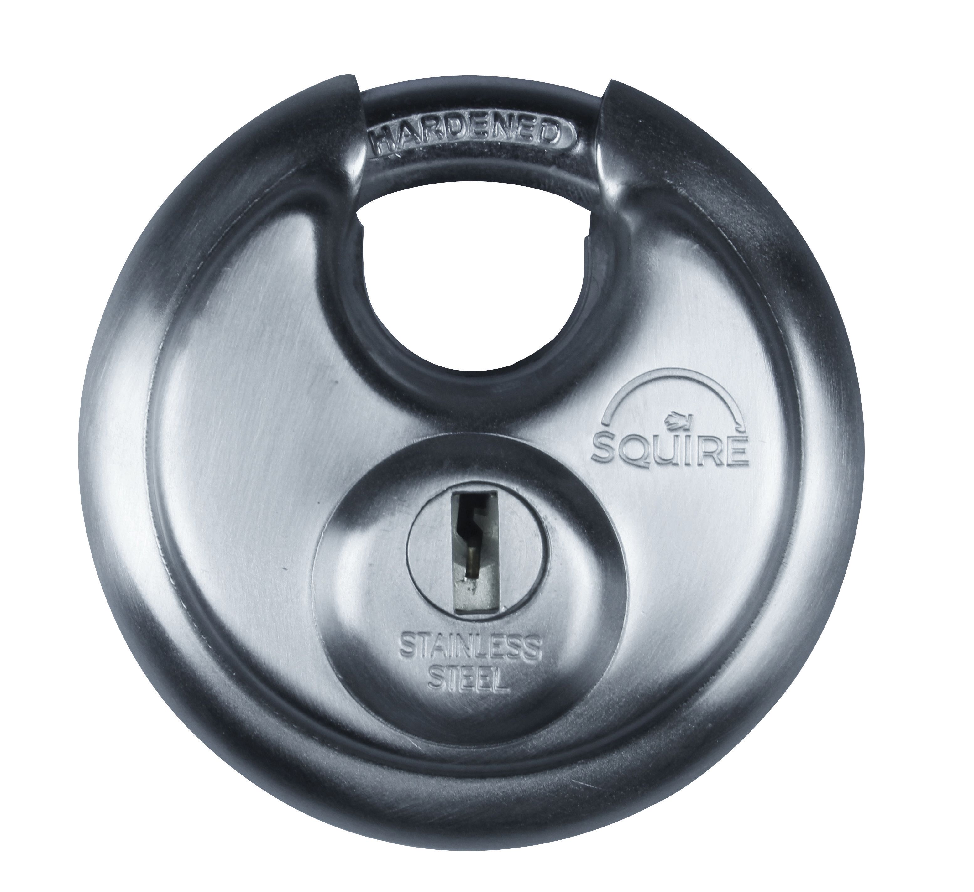 Image of Squire Discus Padlock with Drill Protection & Boron Shackle - 70mm