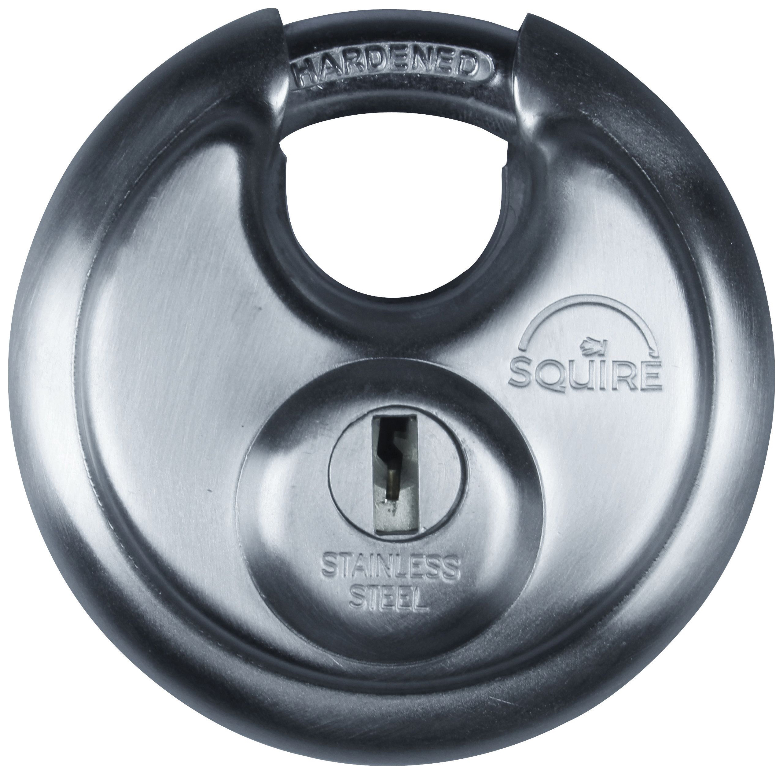 Squire Discus Padlock with Drill Protection & Boron Shackle - 70mm