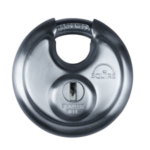 Squire Discus Padlock with Drill Protection & Boron Shackle - 70mm