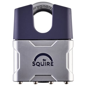 Squire Die Cast Body Cover with Closed Boron Shackle Padlock - 50mm