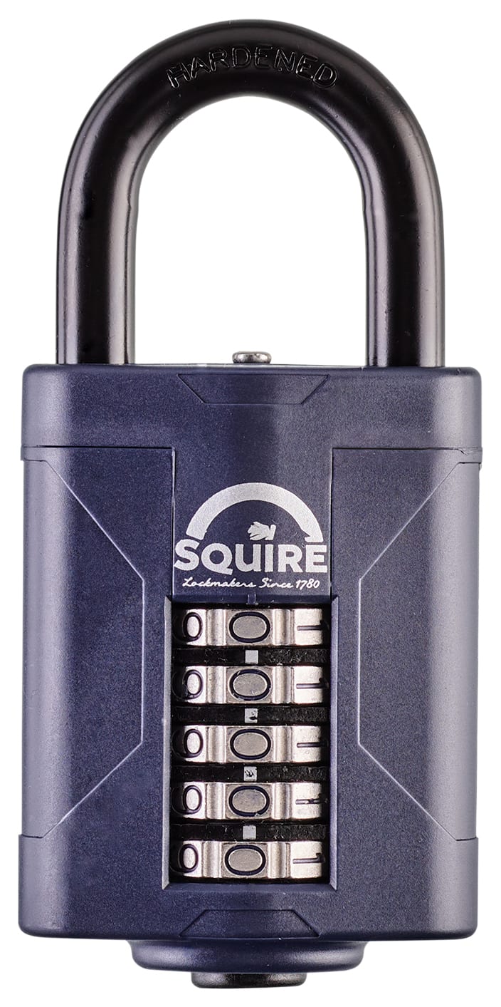 Squire Heavy Duty Combination Padlock with Hardened Steel